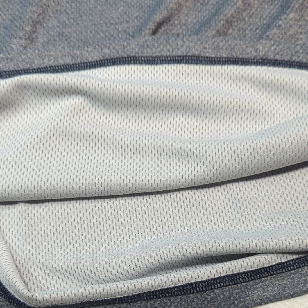 Adidas Men's Heathered Gray Polo Shirt - Picture 8 of 11